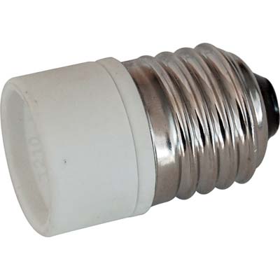 ADATTATORE LAMPADA E27-GU10 - PORCELLANA