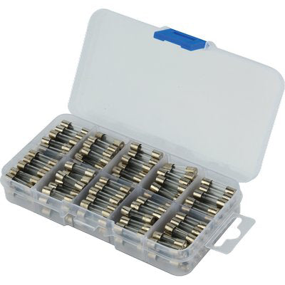 FUSIBILI IN VETRO IN KIT ELECTRALINE - AH 0,5/20 CF=PZ 200