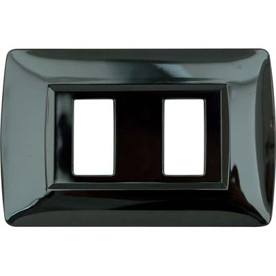 PLACCA COPRIFRUTTI MAGIC LINE - NYLON NERO POSTI 2 MM 120X80 CF=PZ 2