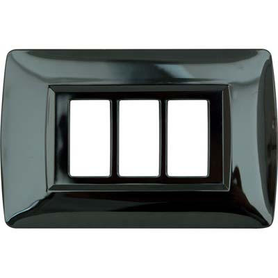 PLACCA COPRIFRUTTI MAGIC LINE - NYLON NERO POSTI 2 MM 120X80 CF=PZ 2