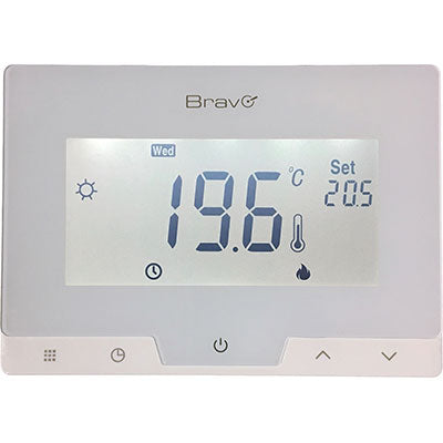 CRONOTERMOSTATO GLAM BRAVO - 5/35°C LCD 3,8" MM 124X88X24