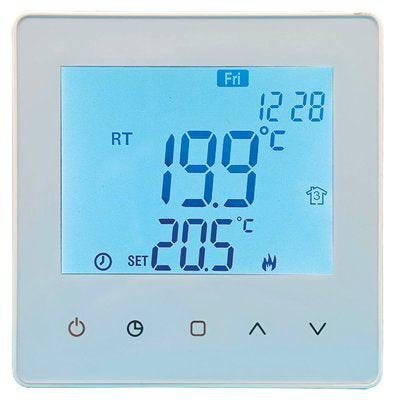 CRONOTERMOSTATO QUBO TOUCH V2 BRAVO - 5/35°C LCD 3,1" MM 86X86X28