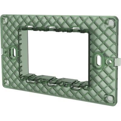 SUPPORTO FRUTTI AVP - PC NERO POSTI 3