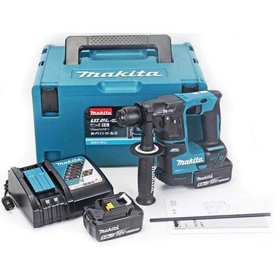 MARTELLO TASSELL BATTERIA DHR171RTJ MAKITA - VOLT 18X2 AH 5,0 SDS PLUS + VALIGIA