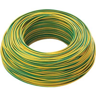 CAVO ELETTRICO UNIPOLARE FS17 - RAME/PVC GIALLO/VERDE N°XMMQ 1X1,5 CF=MT 100