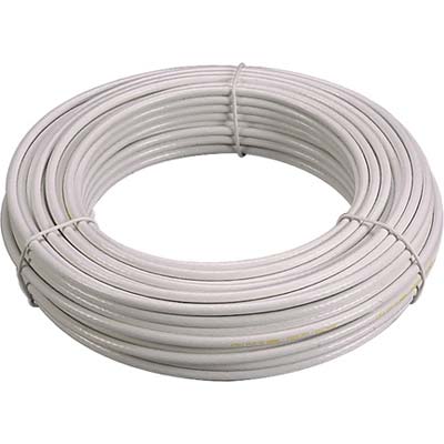 CAVO ELETTRICO BIPOLARE H05VV-F - RAME/PVC BIANCO N°XMMQ 2X1,5 CF=MT 100