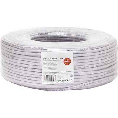 CAVO LAN UTP CAT.5E - RAME/PVC GRIGIO N°FILI 8 CF=MT 100