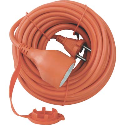 PROLUNGA LINEARE GARDEN ELECTRALINE - ARANCIO 2P+T 16A SCHUKO N°XMMQ 2X1,5 MT 15