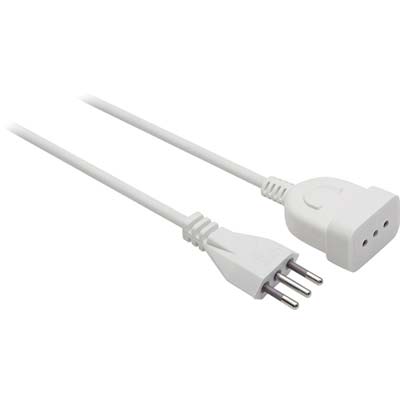 PROLUNGA LINEARE - BIANCO 2P+T 10A N°XMMQ 3X0,75 MT 5