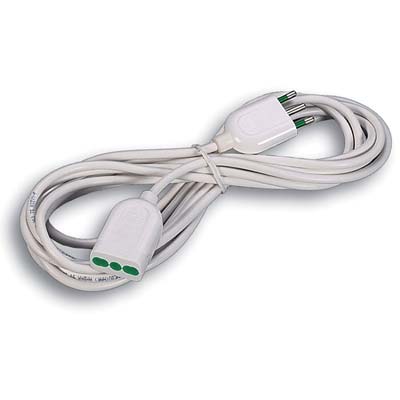 PROLUNGA LINEARE BIPASSO FME - BIANCO 2P+T 16A N°XMMQ 3X01,0 MT 3
