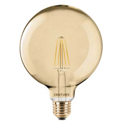 LAMPADA WIRE LED GLOBO INCANTO EPOCA CENTURY - CALDA VOLT 230 WATT  8 LUMEN 630 E27