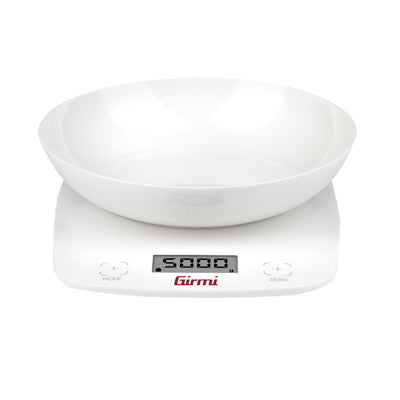BILANCIA CUCINA DIGITALE PS01 GIRMI - KG 5/GR 1 + CIOTOLA 2XAAA NON INCLUSE