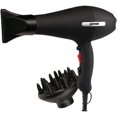 ASCIUGACAPELLI PROFESSIONALE ZHB2002 ZEPHIR - VOLT 230 WATT 2200 2 VELOCITA 3 TEMPERATURE