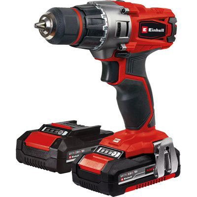 TRAPANO AVVIT BATTERIA TE-CD 18/40-1 LI EINHELL - VOLT 18X2 AH 2,0 X-CHANGE