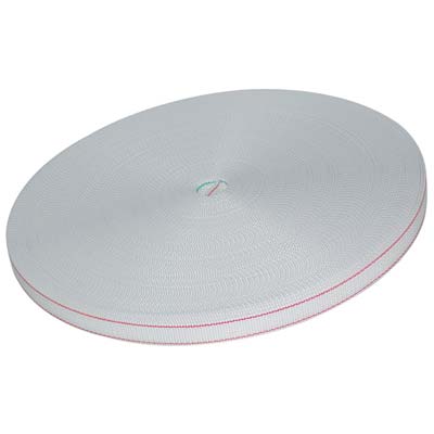 CINTINO AVVOLGIBILI PP BIANCO RIGHE ROSSE - MM 22 GR/MT 25 MT 50