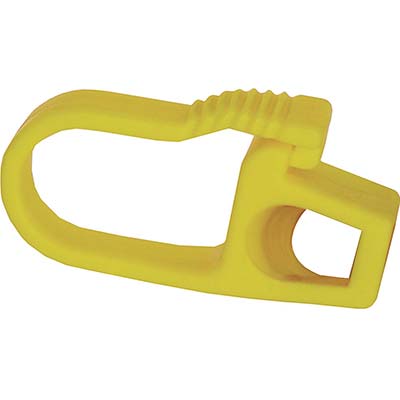 GANCIO PLASTICA X CORDA ELASTICA EFFE - MM 8 CF=PZ 10