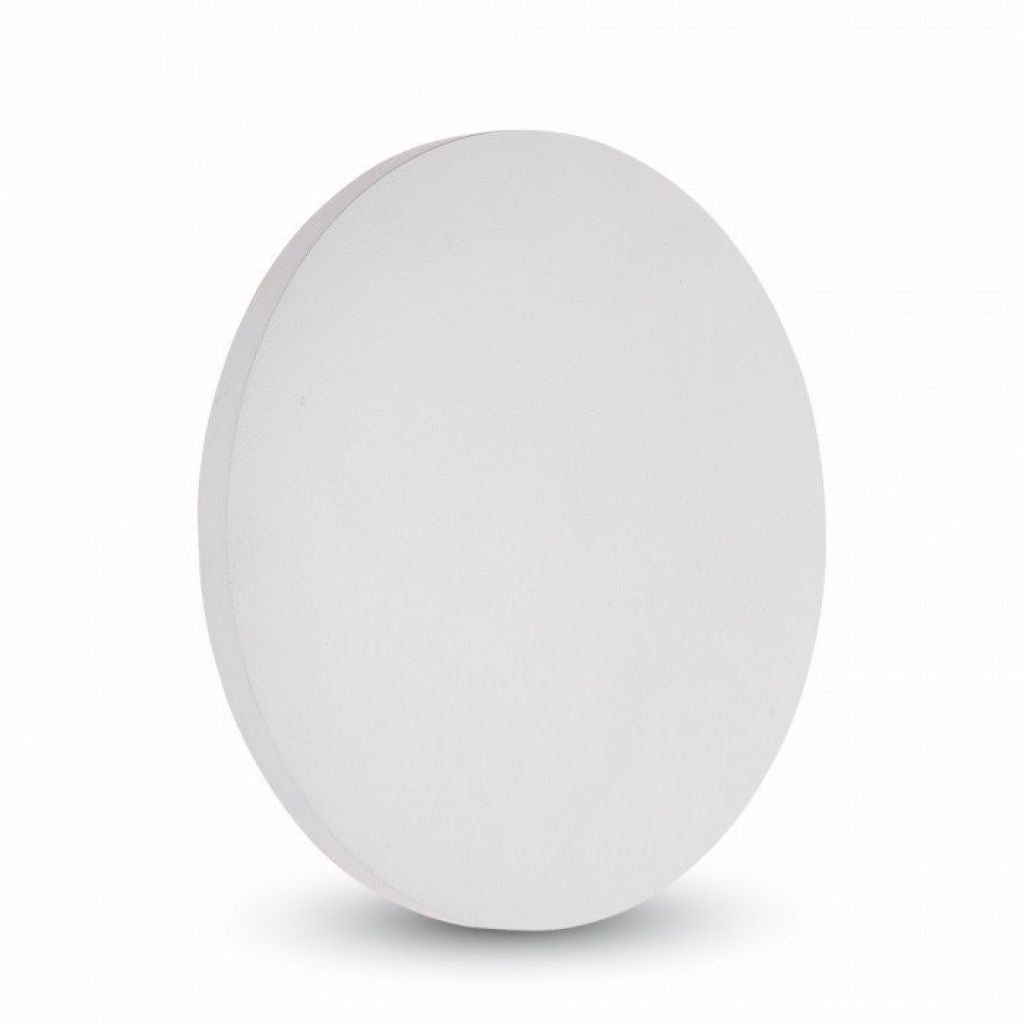 9W Wall Lamp White Body Round IP65 3000K