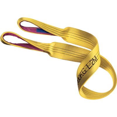 CINGHIA SOLLEVAMENTO ROBUR - ASOLE RINFORZATE KG.3000 L.MT 4 GIALLO