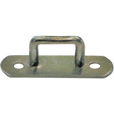CAVALLOTTO FISSO RETTANGOLARE 926 - ZINCATO GIALLO S.MM 5,0 MM 25X 27