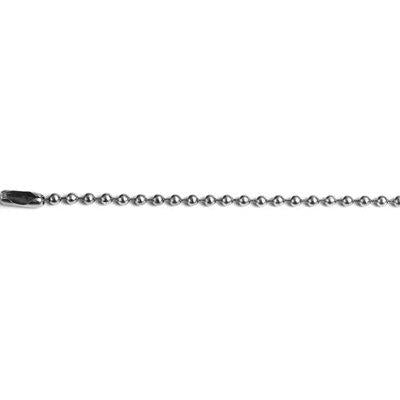 CATENA A PERLINE + CHIUSURA SELF - CROMATA D.MM 3,2 MT 2 CF=PZ 3