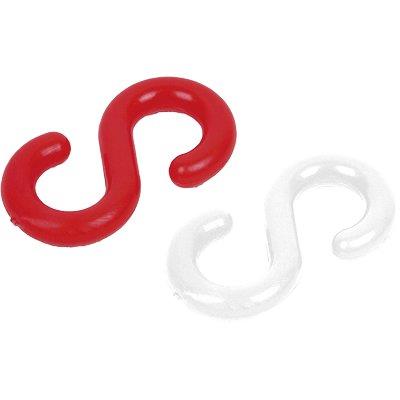 GANCIO S X CATENA SEGNALETICA HAND - PLT  BIANCO/ROSSO D.MM 5 CF=PZ 2