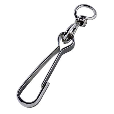 MOSCHETTONE + GIVOLARE ACCIAIO NICHELATO WORKIT - L.MM  40