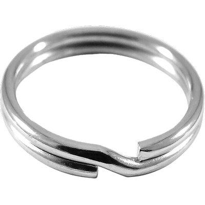 ANELLO PORTACHIAVE - ACCIAIO NICHELATO MM 20 CF=PZ 200