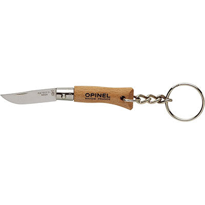 PORTACHIAVE COLTELLO OPINEL - INOX/FAGGIO N° 2 MM 35
