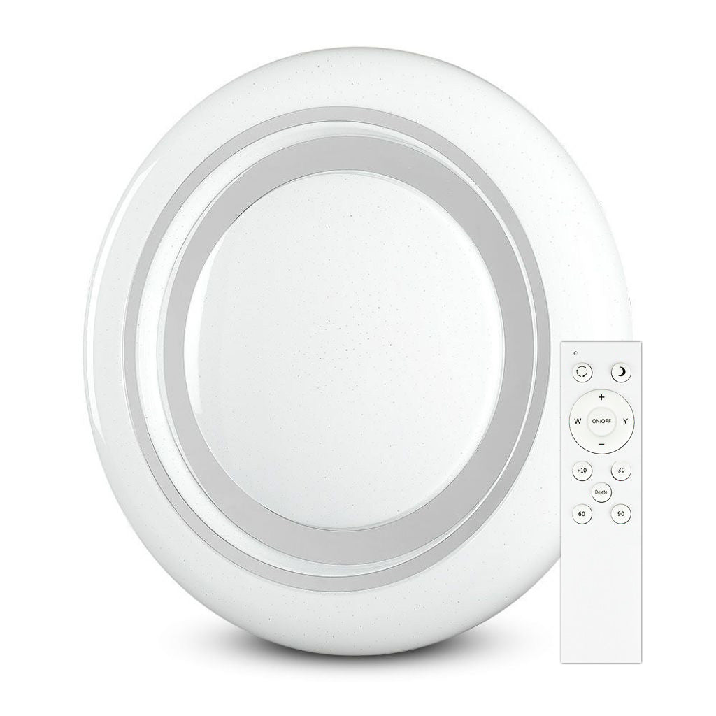 60W LED Designer Domelight with RF Control & Timer CCT Changing Starry Dimmable