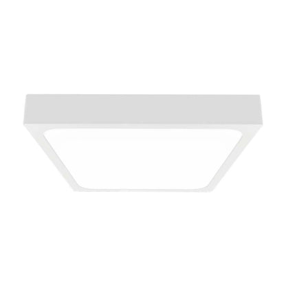30W LED Dome Light 3000K Square,White Frame IP44