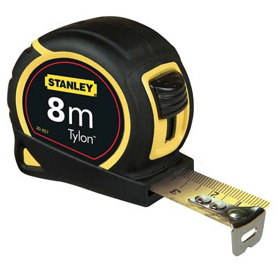 FLESSOMETRO TYLON STANLEY - NASTRO MM 25 ML  8 1-30-657