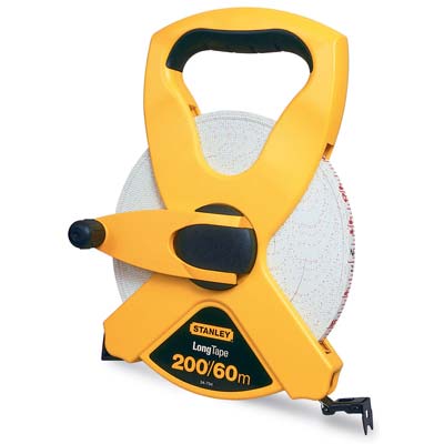 ROTELLA METRICA TELAIO APERTO STANLEY - NASTRO FIBERGLASS MM 13 ML 60 2-34-795