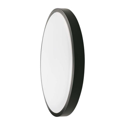 30W LED Dome Light with Microwave Sensor 4000K Round Black Frame IP44