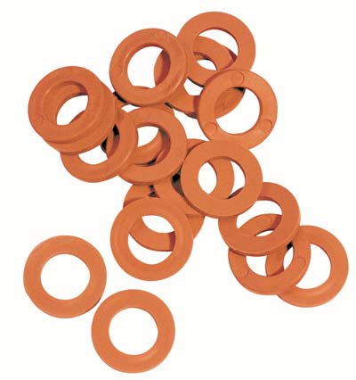 GUARNIZIONE CUOIO X REGOLATORE E FLESSIBILE GPL - MM 17X11 H.MM 3 CF=PZ 100