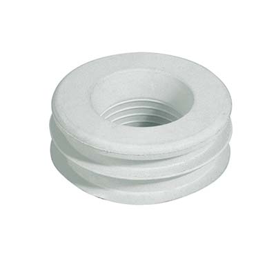 MORSETTO WC - GOMMA BIANCA MM 60X30