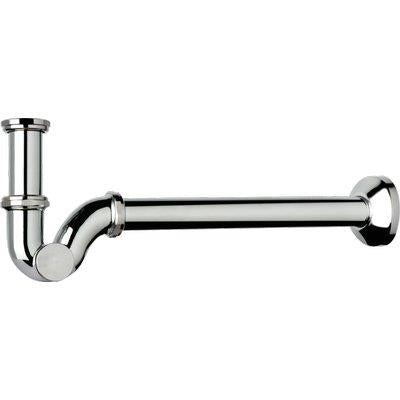 SIFONE CR A P ISPEZIONE LATERALE TEA - OTTONE CROMATO 1" CANNA CM 25