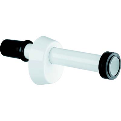 CANOTTO PP X CASSETTA SCARICO WC - BIANCO MM 40
