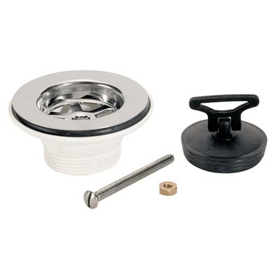 PILETTA LAVELLO INOX - PP 1"1/2F + TAPPO