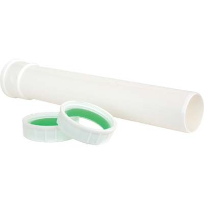 CANOTTO PP DI PROLUNGA - BIANCO MM 40 1"1/2 CM 18