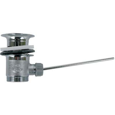 PILETTA SCARICO AUTOMATICO BIDET - OTTONE CROMATO 1"M