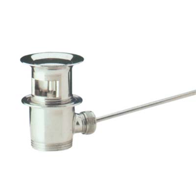 PILETTA SCARICO AUTOMATICO LAVABO - OTTONE CROMATO 1"1/4M