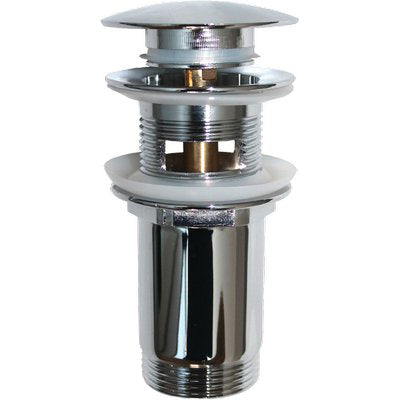 PILETTA CLIC CLAC LAVABO BIDET + TROPPO PIENO - ZAMA CROMATO 1"1/4M