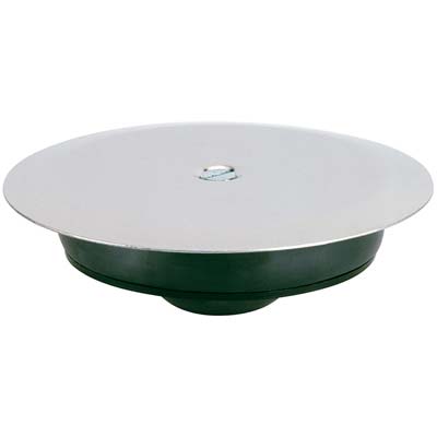 TAPPO ESPANSIONE + PIATTELLO X POZZETTO WC - PP/INOX MM 100
