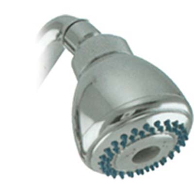 SOFFIONE DOCCIA + SNODO 1 GETTO - ABS CROMATO 1/2F MM 65