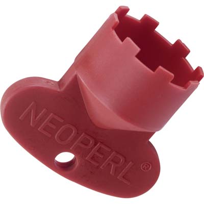 CHIAVE AERATORE CACHE HONEYCOMB JR NEOPERL - PLASTICA ROSSA M21.5X1