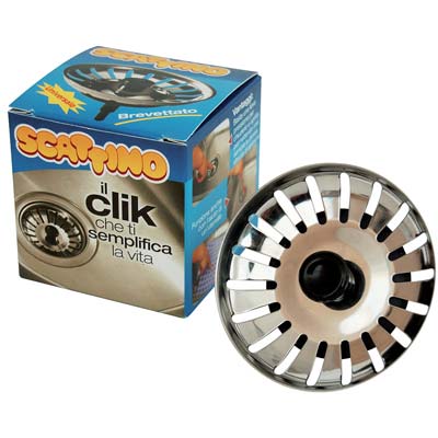 TAPPO GRIGLIA BASKET SCATTINO - INOX MM 80