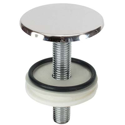 TAPPO COPRIFORO SANITARI OTTONE - CROMATO MM 50 CF=PZ 2