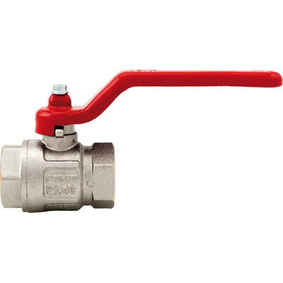 VALVOLE SFERA TOTALE + LEVA FF IDEAL 090 ITAP - OTTONE NICHELATO 1"1/4F