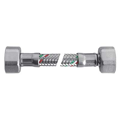 FLESSIBILE FLEXCORE FF PARIGI - INOX 304/PE-RT + GUARNIZIONE 1/2FF CM 20