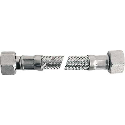 FLESSIBILE FLEXCORE FF RIDOTTO PARIGI - INOX 304/PE-RT + GUARNIZIONE 3/8FX1/2F CM 20